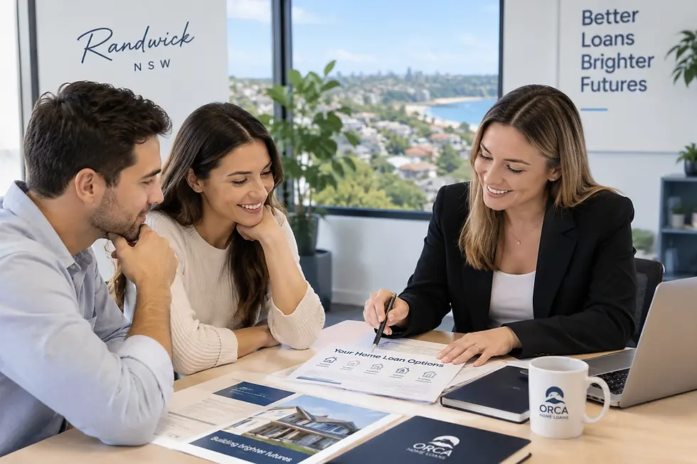 Randwick home buyer reviewing home loan options with a mortgage broker.webp