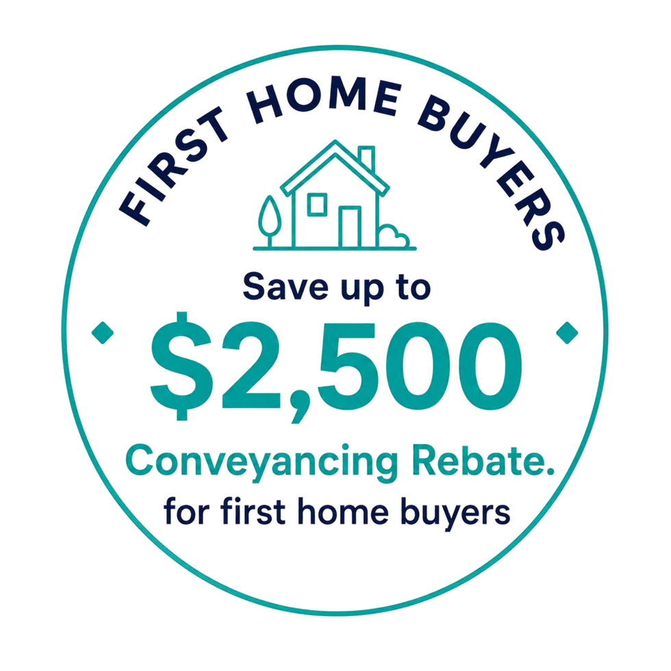 First home buyer conveyancing rebate offer for Randwick and Eastern Suburbs clients